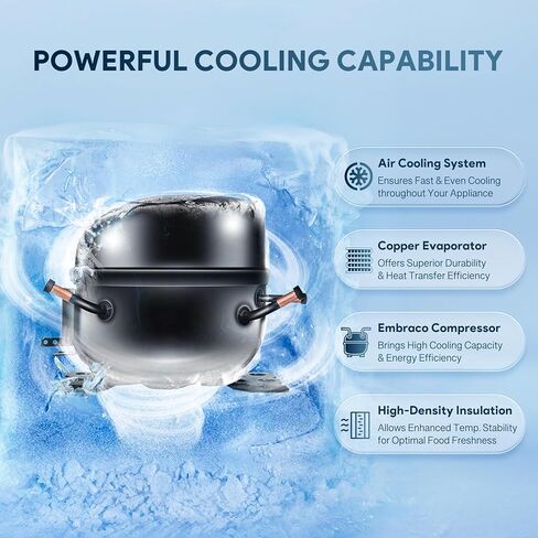 WILPREP 28 "W تجارية ثلاجة العمل ثلاجة خفية 1 باب من الفولاذ المقاوم للصدأ مضاد الثلاجة مروحة التبريد 6.3 قدم. in Kuwait