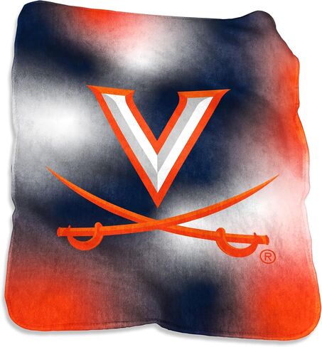 Logo Brands NCAA Raschel Throw Blanket – 50 x 60 Soft Fleece Blanket, Officially Licensed Collegiate Design, Cozy Throw for Tailgating, Game Day, & Home Décor in Saudi Arabia