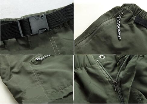 رجال المشي لمسافات طويلة سراويل قابلة للتحويل سريع الجاف خفيفة الوزن مرنة طويلة بانت zip-Outdoor Travel Camping Fishing Pant in Saudi Arabia