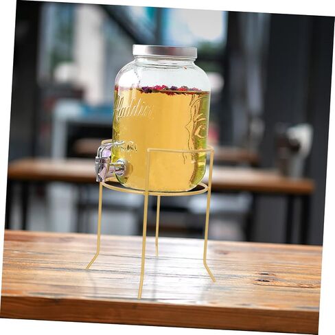 GLEAVI Iron Stand for Beer Dispenser Lightweight Drink Holder for Parties Easy Access Beverage Bucket Holder Practical for Bar Countertop Storage in Saudi Arabia