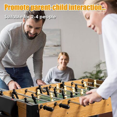 Giantex 48 '' Foosball Table ، لعبة كرة القدم الخشبية مع كرات القدم ، بدعوى لأربعة لاعبين ، كرة القدم حجم المنافسة للأطفال ، البالغين ، طاولة كرة القدم لغرفة الألعاب ، الأروقة in Saudi Arabia