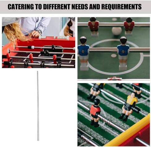 قطب Bestonzon Foosball ، 2 مساءً ، القطب البديل لكرة القدم ، شريط قطب معدني ، قضيب كرة قدم على سطح المكتب ، إكسسوارات آلة كرة القدم القياسية لجداول كرة القدم ، قضبان طاولة كرة القدم in Kuwait