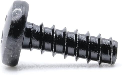 replacementscrews ST4 × 12 ملم متري من البراغي النقر على النقر على الخيط الذاتي (قطرها 4 مم ، طول 12 مم ، طرف حادة) محرك فيليبس الرأس - أكسيد الأسود (حزمة 5) in Saudi Arabia
