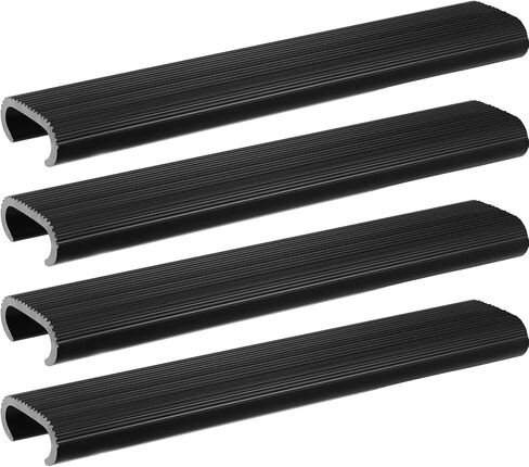 nuanchu 4 pcs snap في مقاطع سلم داخلية ، 7-1/4 "× 1-3/8" مع فتحة الفم 1-1/8 "، خطوات الصعود البحرية غير المنزلق PVC مقاوم للأشعة فوق البنفسجية سلم القوارب دائمة in Saudi Arabia