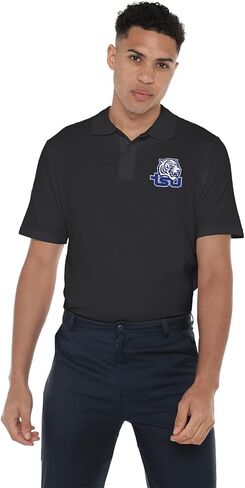 Georgia College Official NCAA Men's 100% Cotton Knit Polo Short Sleeve Shirt, Primary Logo Collection in Saudi Arabia