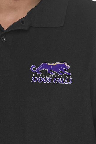 Georgia College Official NCAA Men's 100% Cotton Knit Polo Short Sleeve Shirt, Primary Logo Collection in Saudi Arabia