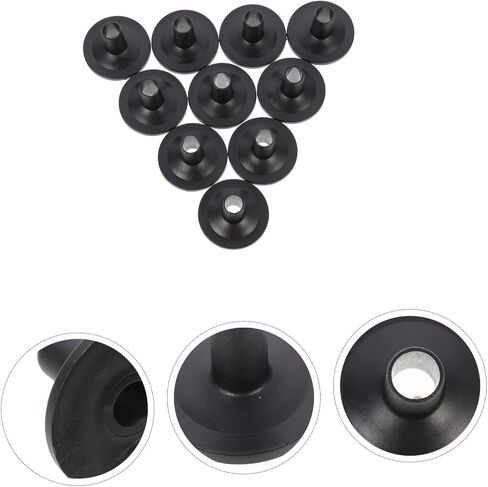 BESPORTBLE 10pcs Cymbal Sleeves Set for Drum Kits Plastic Replacement Accessories Felt Washers Reliable Drum Kit Parts for Percussion Instruments in Saudi Arabia