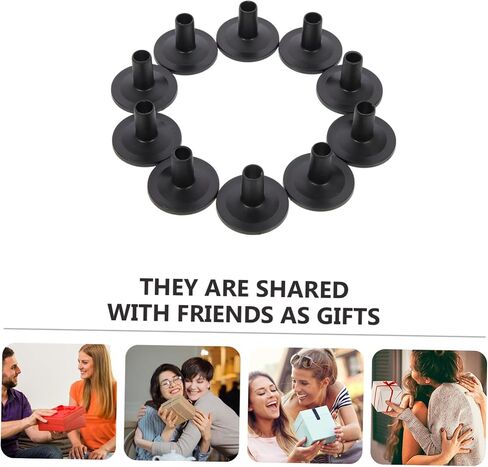 BESPORTBLE 10pcs Cymbal Sleeves Set for Drum Kits Plastic Replacement Accessories Felt Washers Reliable Drum Kit Parts for Percussion Instruments in Saudi Arabia