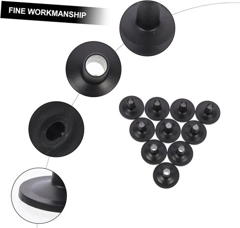 BESPORTBLE 10pcs Cymbal Sleeves Set for Drum Kits Plastic Replacement Accessories Felt Washers Reliable Drum Kit Parts for Percussion Instruments in Saudi Arabia
