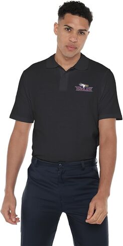 Georgia College Official NCAA Men's 100% Cotton Knit Polo Short Sleeve Shirt, Primary Logo Collection in Saudi Arabia