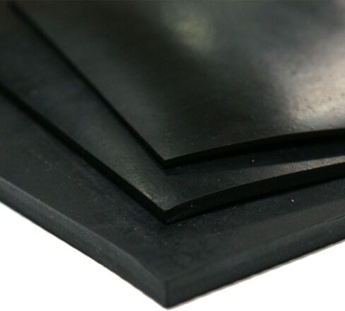 Neoprene Rubber -Cal - الصف التجاري - 70 أ - ورقة مطاطية - 1/2 "سميكة × 12" عرض × 12 "طول in Saudi Arabia