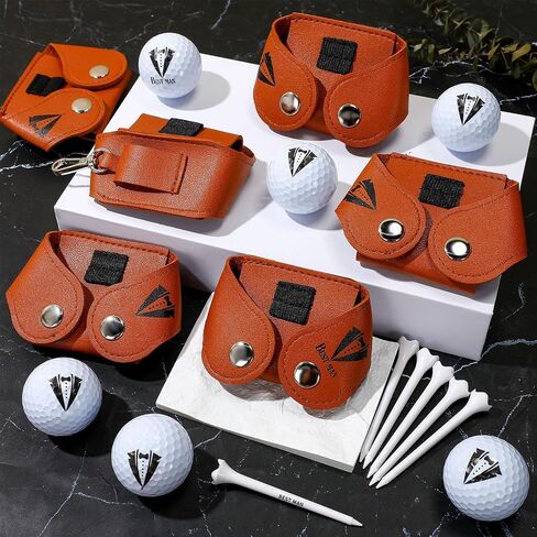 18 PCS GROOMSMEN PROVOSION GIFTS CHESS تشمل العريس جولف كرات الجولف المحمل in Saudi Arabia