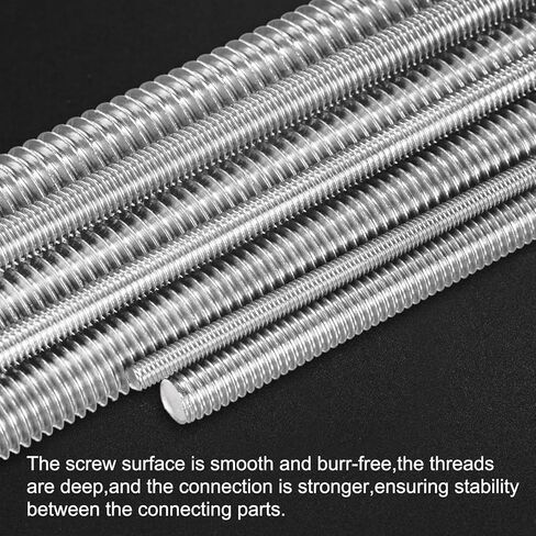10 عبوة قضيب ملولب بالكامل ، M3x60mm 304 الفولاذ المقاوم للصدأ الأزرار اليمنى اليمنى ترصيع لبراغي مرساة الأثاث/المشابك/u-bolts in Saudi Arabia
