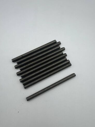 10/حزمة قضبان ترصيع ملولبة بالكامل 5/16 "-18 ، 4" طول الفولاذ المقاوم للصدأ 316 in Kuwait