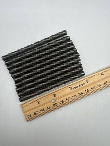 10/حزمة قضبان ترصيع ملولبة بالكامل 5/16 "-18 ، 4" طول الفولاذ المقاوم للصدأ 316 in Kuwait