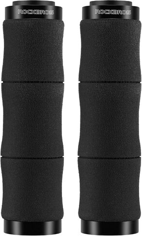 Rockbros Mountain Bike Handlebar Grips امتصاص الصدمة مريح رغوة ناعمة غير قابلة للانزلاق مزدوجة على قبضة الدراجات ل BMX MTB الدراجة البخارية E. in Kuwait