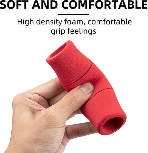 Rockbros Mountain Bike Handlebar Grips امتصاص الصدمة مريح رغوة ناعمة غير قابلة للانزلاق مزدوجة على قبضة الدراجات ل BMX MTB الدراجة البخارية E. in Kuwait