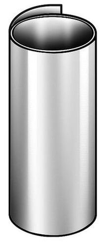 Foil Roll, 304 SS, 0.002 Th x24 in W, 50 Ft in Kuwait