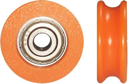5pcs 5x25x9mm Pom delrin U Groove Pulley Guide Wheel Wheel Bulley Furniture Door Wheel Wheel in Saudi Arabia