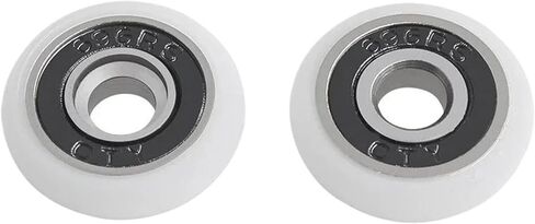 4Pcs Shower Door Rollers Pulley Bathroom Sliding Glass Door Wheels Sliding Door Wheel Rollers 19/23/25mm Bathroom Accessories(4pcs-23mm) in Saudi Arabia