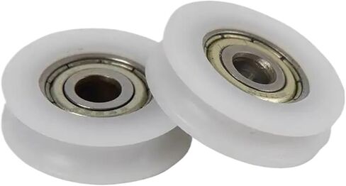 Bearings U Groove 625 Round Pulley Ball Bearing Wheel Roller for Door Windows Shower Pulleys Drawer Guide Wheel(1PC A4) in Saudi Arabia