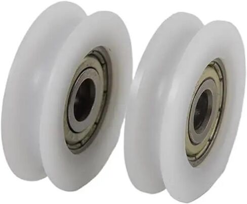 Bearings U Groove 625 Round Pulley Ball Bearing Wheel Roller for Door Windows Shower Pulleys Drawer Guide Wheel(1PC A4) in Saudi Arabia