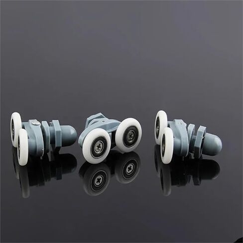 8pcs Double Twin Shower Door Rollers Wheels Pulley Pulleys 19/23/25/26/27mm Wheels Diameter(25mm) in Saudi Arabia