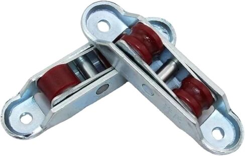 Plastic Steel Double- Wheels Door Roller Pulley Moisture-Resistant Sliding Doors Rollers Balcony Bathroom Accessories(Slot) in Saudi Arabia