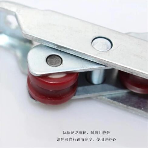 Plastic Steel Double- Wheels Door Roller Pulley Moisture-Resistant Sliding Doors Rollers Balcony Bathroom Accessories(Slot) in Saudi Arabia