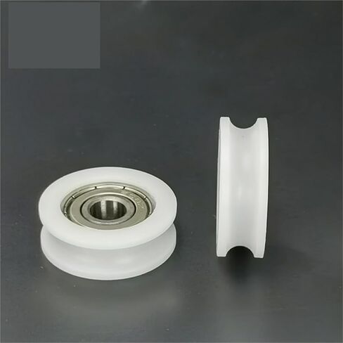 6 * 30 * 10 Door or Window Nylon Packages Bearing 626ZZ Inner 6mm, Roller Diameter 30mm,Thickness 10mm,u Groove Sliding Door Rollers(U8X30X10 Black) in Saudi Arabia