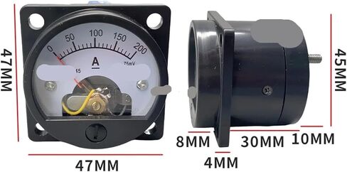 SO-45 Ammeter 47X47MM(150 75mV) in Saudi Arabia