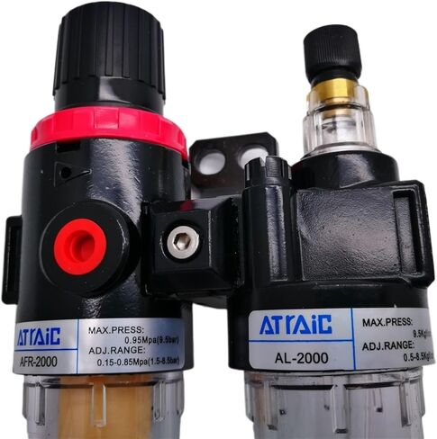 AFC2000 G1/4 ضاغط الهواء يتم استخدام مرشح الهواء فاصل المياه لتقليل منظم صمام تقليل الضغط (EU SM PM ، Core الألياف) in Kuwait