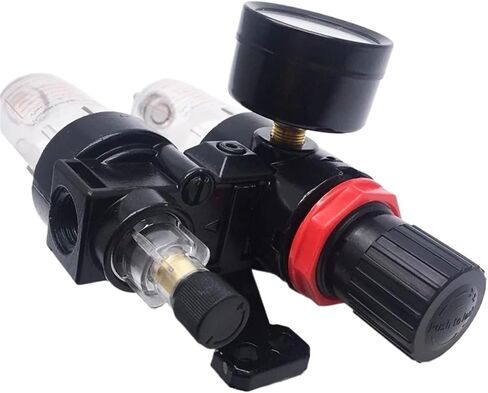 AFC2000 G1/4 ضاغط الهواء يتم استخدام مرشح الهواء فاصل المياه لتقليل منظم صمام تقليل الضغط (EU SM PM ، Core الألياف) in Kuwait