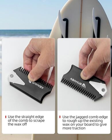 Abahub Surfboard Fin Key Key Kit لعقود الآجلة/زعانف FCS مع مشط شمع الأمواج و 2 مفاتيح ومسامير إضافية in Saudi Arabia