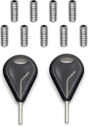 Abahub Surfboard Fin Key Key Kit لعقود الآجلة/زعانف FCS مع مشط شمع الأمواج و 2 مفاتيح ومسامير إضافية in Saudi Arabia