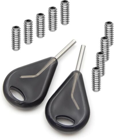 Abahub Surfboard Fin Key Key Kit لعقود الآجلة/زعانف FCS مع مشط شمع الأمواج و 2 مفاتيح ومسامير إضافية in Saudi Arabia
