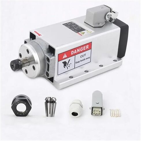 380V 1.5KW ER11 24000RPM spindle motor air-cooled 4-piece ceramic bearings high precision in Saudi Arabia
