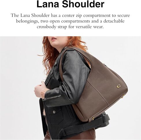Coach Lana Shoulder Bag, Warm Brown in Saudi Arabia
