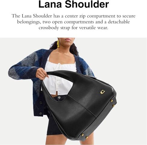 Coach Lana Shoulder Bag, Warm Brown in Saudi Arabia