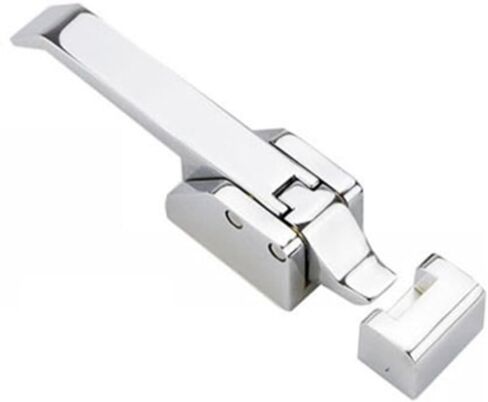Stainless Steel Cabinets Buckle Lever Compression Door Lock 1Pcs(ZincAlloy withoutKey-01) in Kuwait