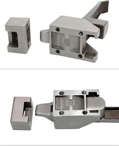 Stainless Steel Cabinets Buckle Lever Compression Door Lock 1Pcs(ZincAlloy withoutKey-01) in Kuwait