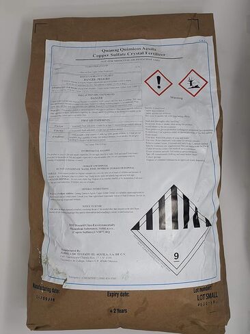 Copper Sulfate Pentahydrarte 99% Crystals 50 lb bag in Saudi Arabia