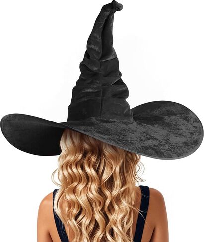 UQJE WIND'S WIDCH WITCH HAT البالغين السحرة قبعة هالوين زي in Saudi Arabia