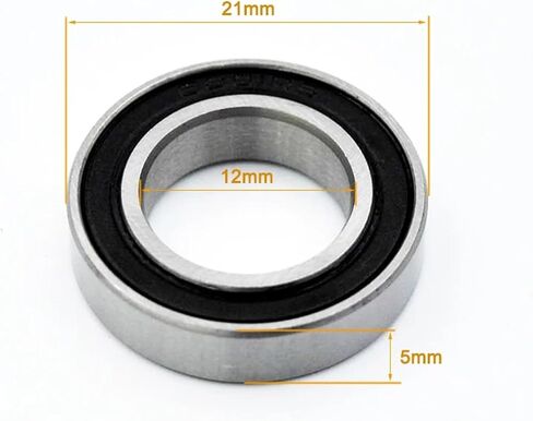 10pcs Bearing 6800 6801 6802 6803 6804 6805 6806 6807 6808 6809 6810 2RS Ball Bearings(6802-2rs 15x24x5mm) in Kuwait