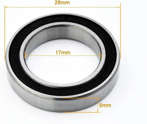 10pcs Bearing 6800 6801 6802 6803 6804 6805 6806 6807 6808 6809 6810 2RS Ball Bearings(6802-2rs 15x24x5mm) in Kuwait