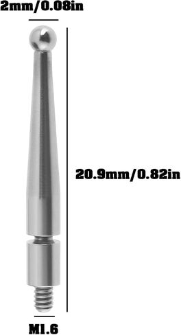 SING F LTD 2.0mm Contact Points For Dial Test Indicator 103006 M1.6 Points Compatible with Mitutoyo in Saudi Arabia
