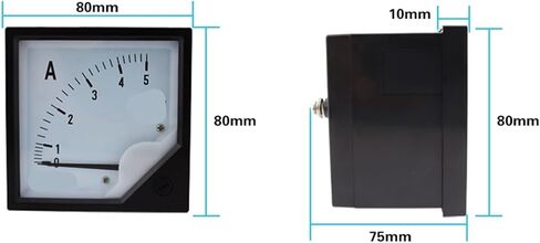 6L2-AC Pointer Ammeter 80 * 80MM AC(20A) in Saudi Arabia
