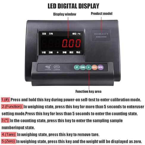 طقم مقياس للماشية عالي الدقة الحد الأقصى للحمل 5000 كيلوغرام مقاوم للماء الحمل الحمولة الحمولة الموافقة in Kuwait