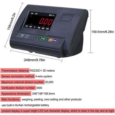 طقم مقياس للماشية عالي الدقة الحد الأقصى للحمل 5000 كيلوغرام مقاوم للماء الحمل الحمولة الحمولة الموافقة in Kuwait