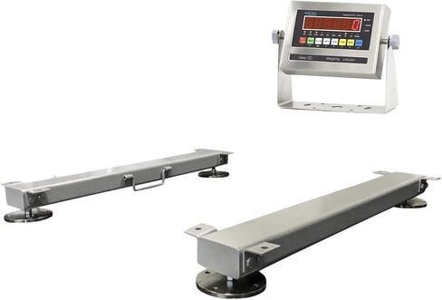 SellEton SL-919-HD Weigh Beam System/Portable Includes 2 Weigh Bars, 4 Stainless Steel Leveling Feet with LED Indicator - 24 Inch, 5K in Saudi Arabia
